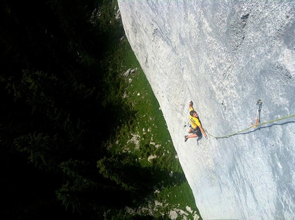 Roland Hemetzberger adds a new climb to Loferer Alm