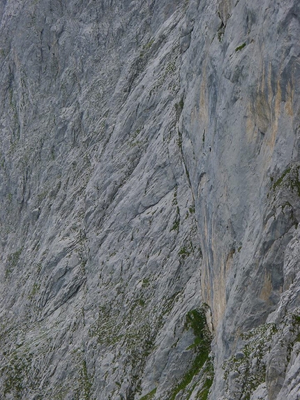 Barbara Zangerl - Il 28/07/2013 Barbara Zangerl ha ripetuto la via Silbergeier (8b/8b+, 240m) nel Rätikon, Svizzera.