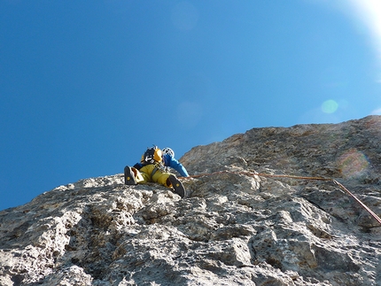 Cimon della Pala, Pale di San Martino, Dolomiti - Pilastro Girasole: roccia da favola