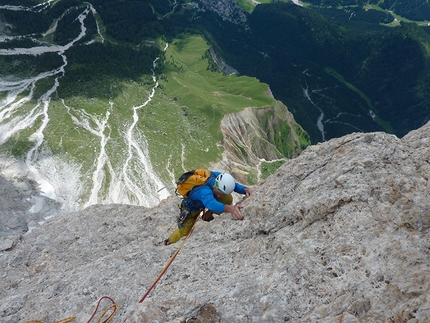 Cimon della Pala, Pale di San Martino, Dolomiti - Pilastro Girasole: fairy tale rock