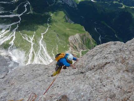 Cimon della Pala, Pale di San Martino, Dolomiti - Pilastro Girasole: la roccia dei sogni