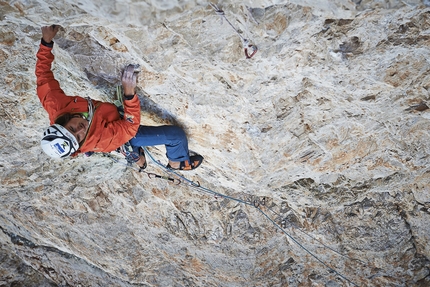 Das Orakel, new Lagazuoi climb in the Dolomites