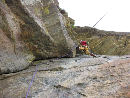 Valle dell'Orco - Rataplan, Valle dell'Orco (7a+, 175m, Damiano Cesare & Maurizio Oviglia 08/2013)