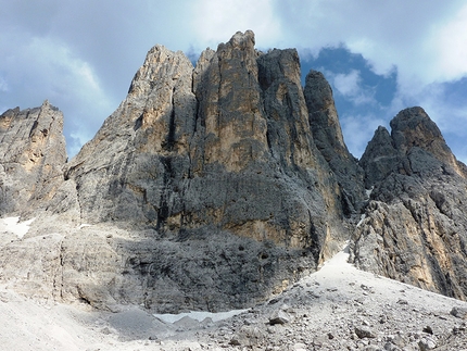 Sulla bellissima Heidi alla Cima Canali con Ivo Ferrari