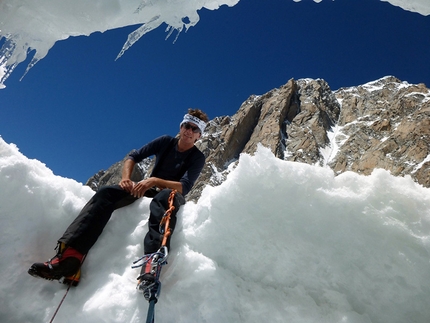 Pilastro Sud del Freney - Monte Bianco - Sulla via Seigneur del Pilastro Sud del Freney - Monte Bianco