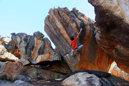 Niccolò Ceria, Rocklands - The power of one 8B Rocklands, South Africa.