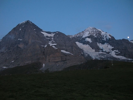 Eiger, Paciencia - Dave MacLeod & Calum Muskett sulla via Paciencia, parete nord dell'Eiger