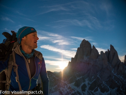 Cerro Torre - 07/2013: Stephan Siegrist, Dani Arnold, Thomas Huber e Matias Villavicencio durante la salita invernale del Cerro Torre