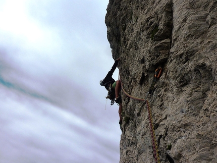 Grignetta - La verticalità sulla via Gasomania al Sigaro