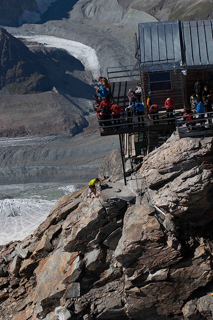 Kilian Jornet Burgada - 21/08/2013 Kilian Jornet Burgada sets a new speed record on the Matterhorn in 2:52:02.