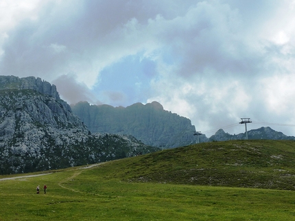 Zuccone dei Campelli - Fessura Comici - Ritorno dalla Fessura Comici al Zuccone dei Campelli (Alpi Orobie Occidentali)