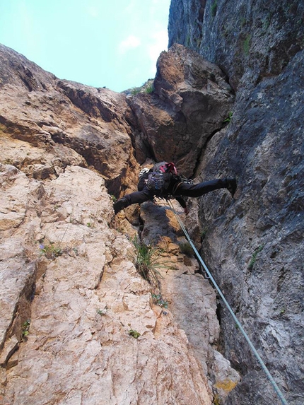 Enjoy the Silence, Grigna Meridionale - Sul tredicesimo tiro di Enjoy the Silence