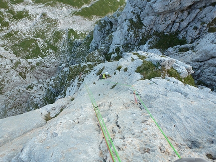 Dall'alba al tramonto, Presolana - Stefano Codazzi on the demanding final pitch