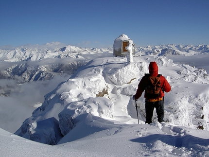 Cresta Segantini, Grignetta - Just below the summit