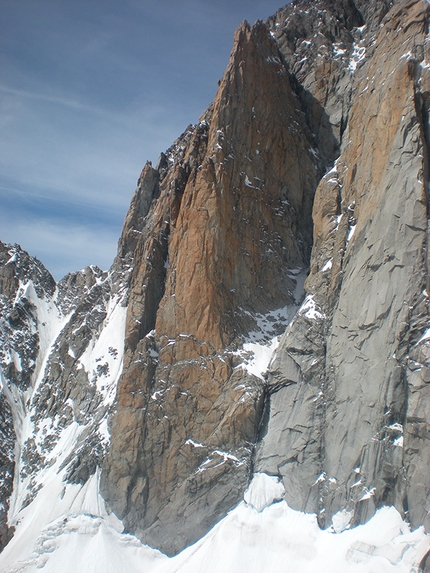 Pilone Centrale del Freney - Monte Bianco - Il Pilastro Rosso del Brouillard.