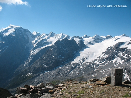 La via normale alla Cima Rosa, Rotlspitz