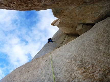 Great Trango Tower, Karakorum - Bushido (VII– A4 VII+, Marek Raganowicz, Marcin Tomaszewski 07-08/2013), Great Trango Tower, Karakorum, Pakistan.