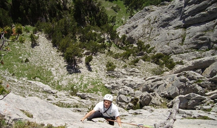 Croix De Tetes - Maurienne (Francia) - Sul secondo tiro di Passager clandestin