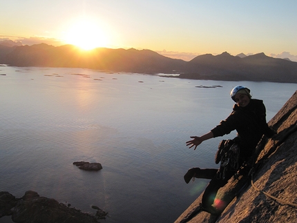 Lofoten, Norway - Sunset on Vestpillaren