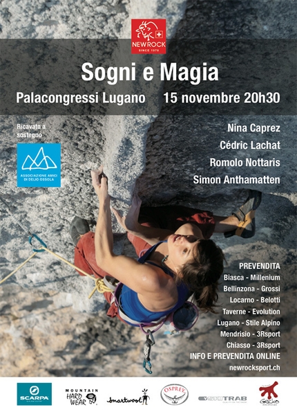 Dreams and magic, Lugano celebrates an evening of alpinism and adventure