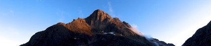 Blamann, Kvaløya, Norway - View across the Blåmann face