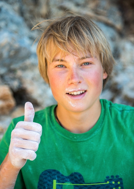 The North Face Kalymnos Climbing Festival 2013 - Alexander Megos