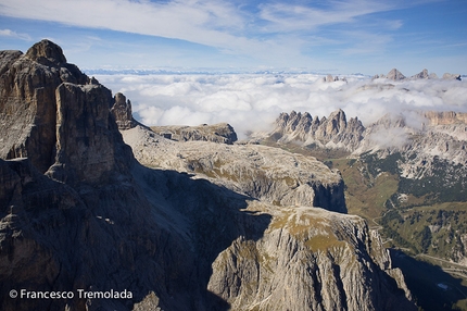 Via Ferrata Piz da Lech - Il lavori di ristrutturazione della Via Ferrata Piz da Lech, estate 2013