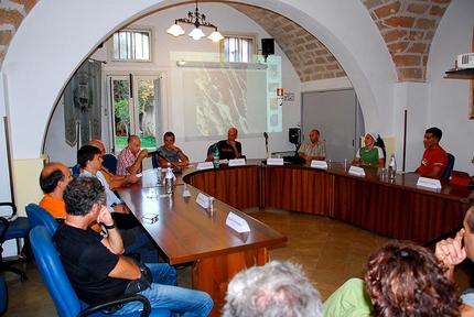 San Vito Climbing Festival – Bolting Edition - Durante il convegno San Vito Climbing Festival – Bolting Edition