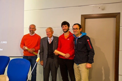 Premio Silla Ghedina 2013 - Premio Silla-Ghedina 2013 ad Alessandro Baù, Alessandro Beber e Nicola Tondini per la loro nuova via Colonne d’Ercole sulla Punta Tissi, parete Nord-Ovest della Civetta (Dolomiti)