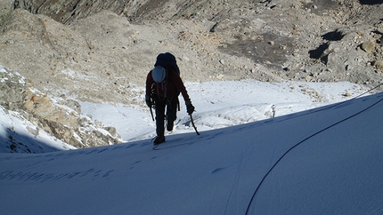 Gilehri Pakro (India, Valle di Tosh) - Sulla via Broken Hand all'inviolata Gilehri Pakro (India, Valle di Tosh).