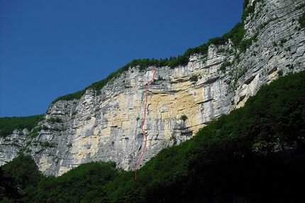 Sopra il teatro - Val Gadena - Il tracciato di Via Sopra il teatro - Val Gadena