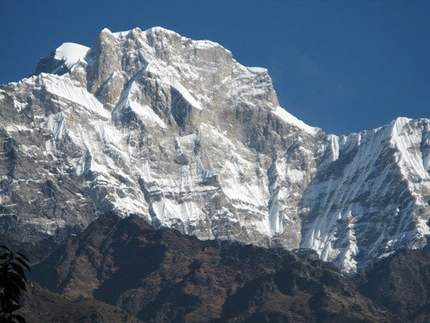 Gauri Shankar, first ascent of the south face by the  Pamalade team
