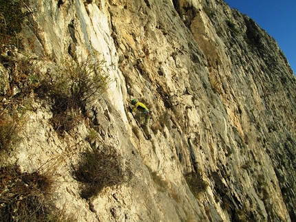 Gogna - Cerruti - Corna di Medale - Sulla via Gogna - Cerruti alla Corna di Medale (Grigne).