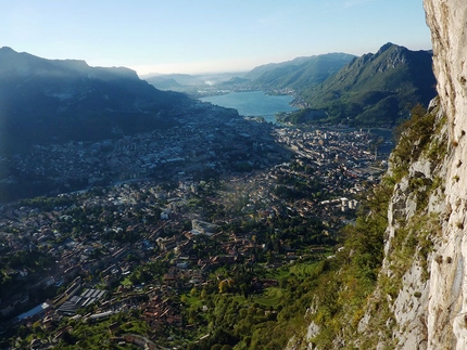 Gogna - Cerruti - Corna di Medale - Sulla via Gogna - Cerruti alla Corna di Medale (Grigne).