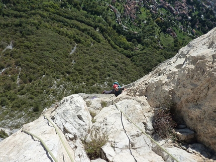 Gogna - Cerruti - Corna di Medale - Sulla via Gogna - Cerruti alla Corna di Medale (Grigne)