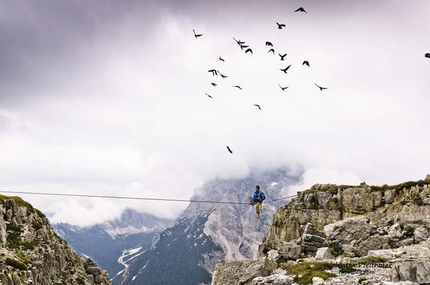 Monte Piana Highline Meeting 2013, Dolomiti - Volando con gli uccelli, Monte Piana Highline Meeting 2013, Dolomiti