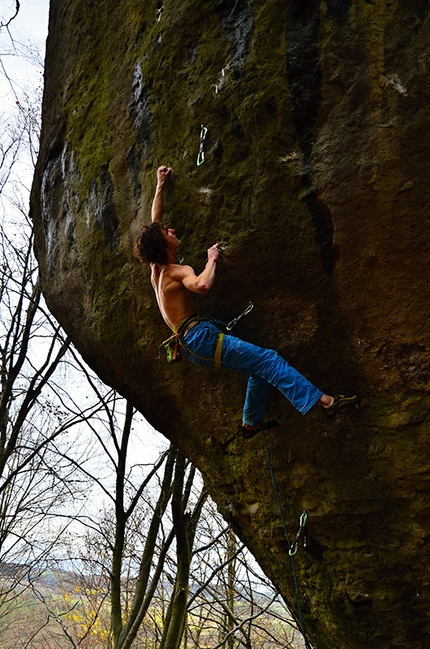 Adam Ondra single day Frankenjura 9a hattrick