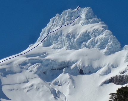 Volcán Corcovado, Patagonia, Cile - 