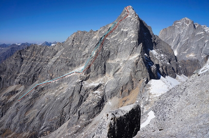 Mount Dayantianwo, prima salita nella Shuangqiao Valley, Cina