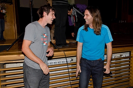 Banskofilmfest - Alex Honnold and Thomas Huber at the Banskofilmfest 2012