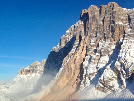 Civetta, crollo sulla Cima Su Alto in Dolomiti