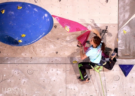 Lead World Cup 2013 - Mina Markovic, third at Kranj and silver in the Lead World Cup 2013