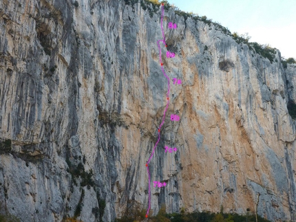 Verdon: difficile nuova via di più tiri per Dutel e Potard