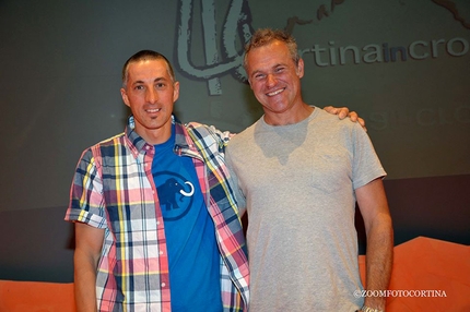 Luca Zardini e Jerry Moffatt - Luca Zardini e Jerry Moffatt a Cortina InCroda!