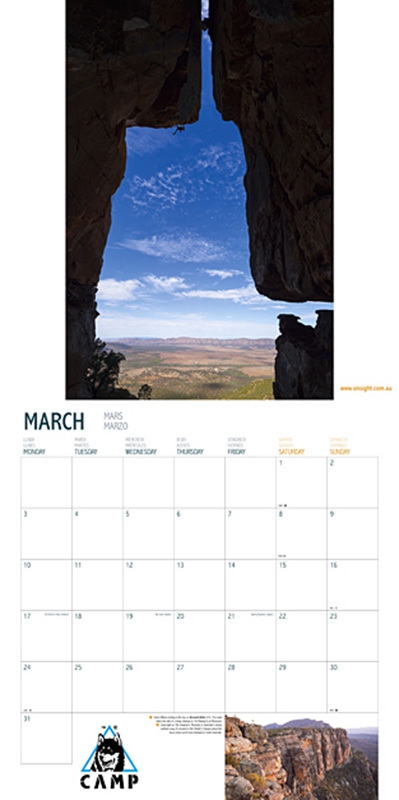 Simon Carter - World Climbing Calendar 2014