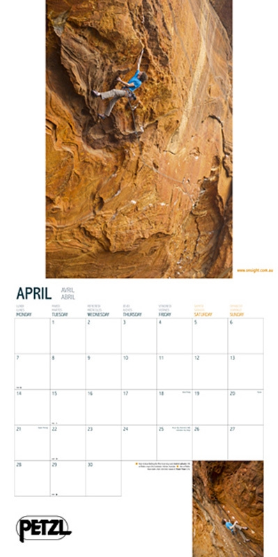 Simon Carter - World Climbing Calendar 2014