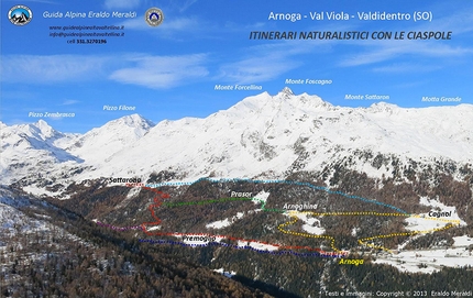 Val Viola, Alta Valtellina - Ciaspe ad Arnoga, Val Viola, Alta Valtellina