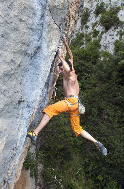 Abella de la Conca, Spain - Dani Andrada, first ascent of Pepita 8a+/b.