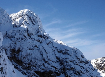 Ben Nevis in inverno: Point Five Gully e Tower Ridge