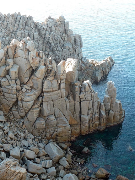 Capo Pecora, Sardinia - The sector Pecora Puzzle.